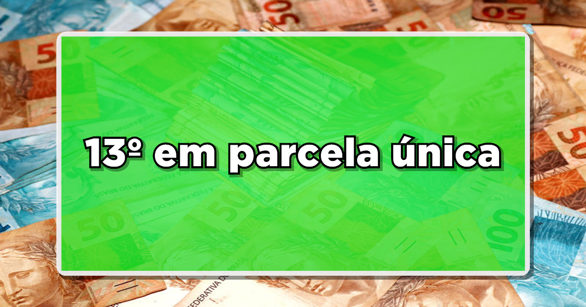 parcela única do 13º salário