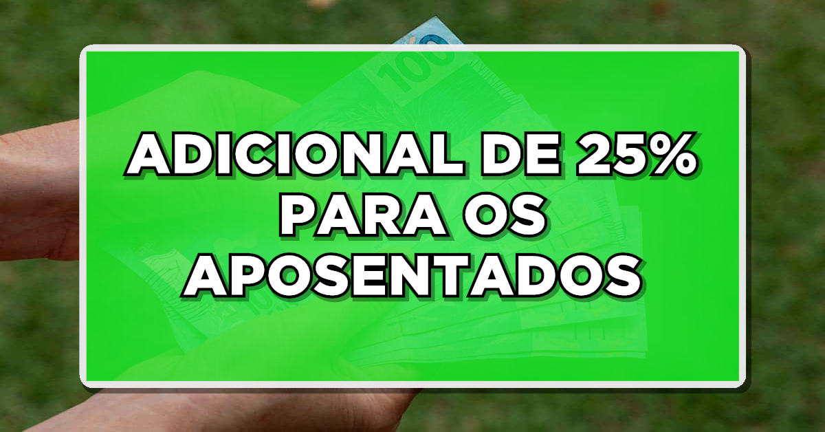 Aposentados por invalidez que necessitam de ajuda diária podem solicitar o adicional de 25% em suas aposentadorias. Confira como realizar!
