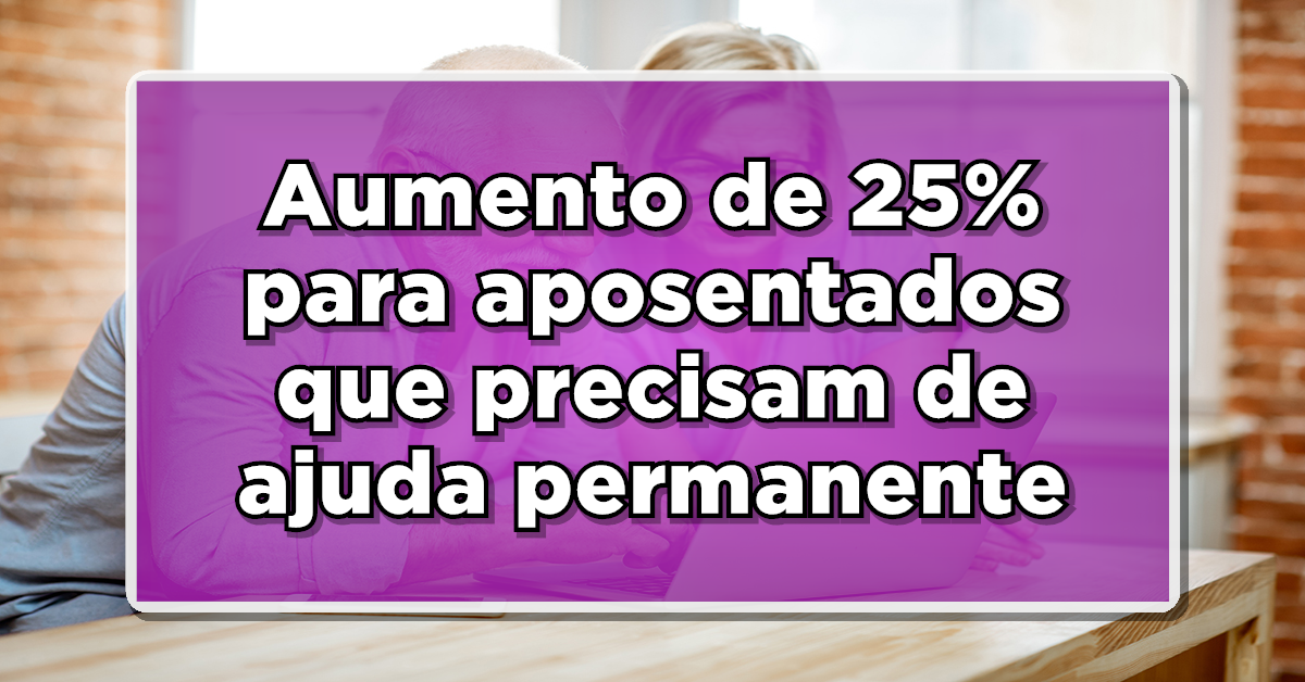 Aposentados por invalidez podem contar com adicional de 25% através da Lei de Benefícios Previdenciários. (Fonte: Edição/ Notícia de Última Hora)
