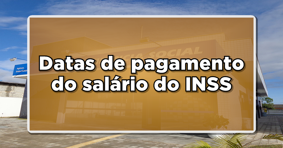 Confira o calendário de pagamentos do INSS.
