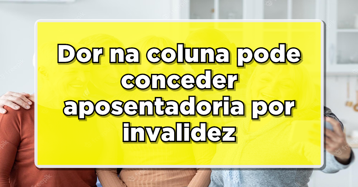 Dor na coluna aposenta indivíduos através da aposentadoria por invalidez. (Fonte: Edição/ Notícia de Última Hora)