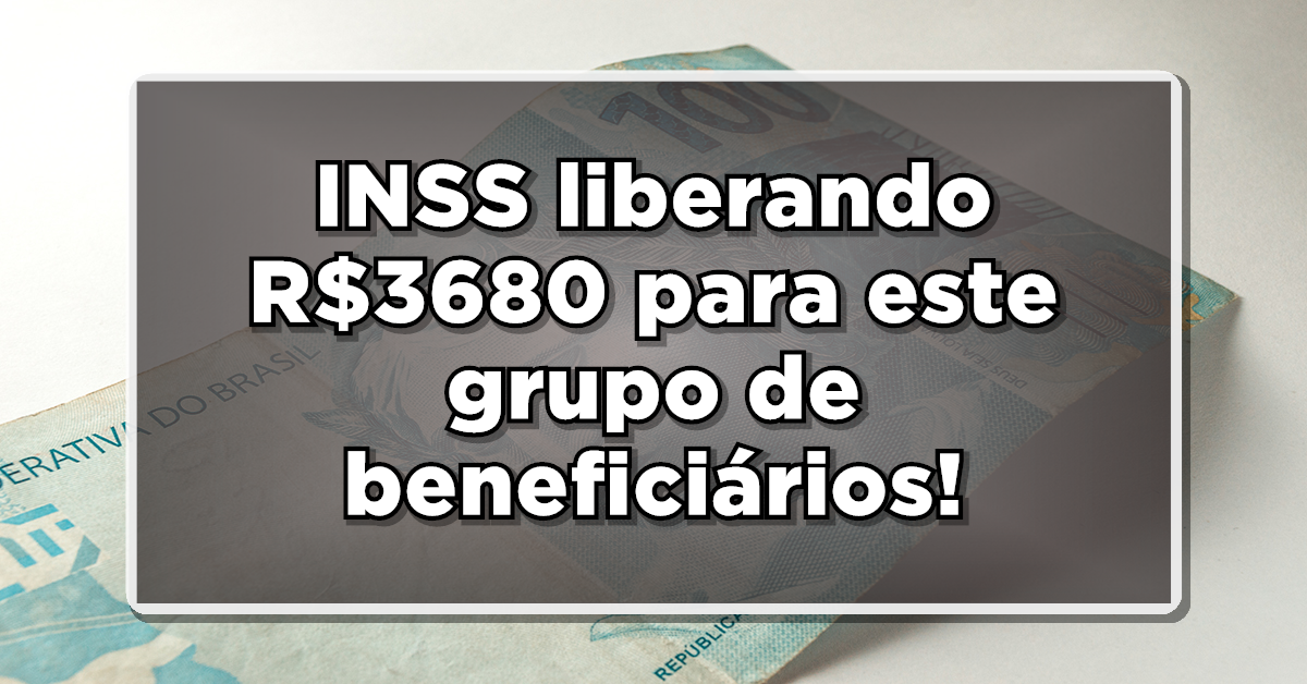 Cartão para aposentados do INSS libera R$3680!