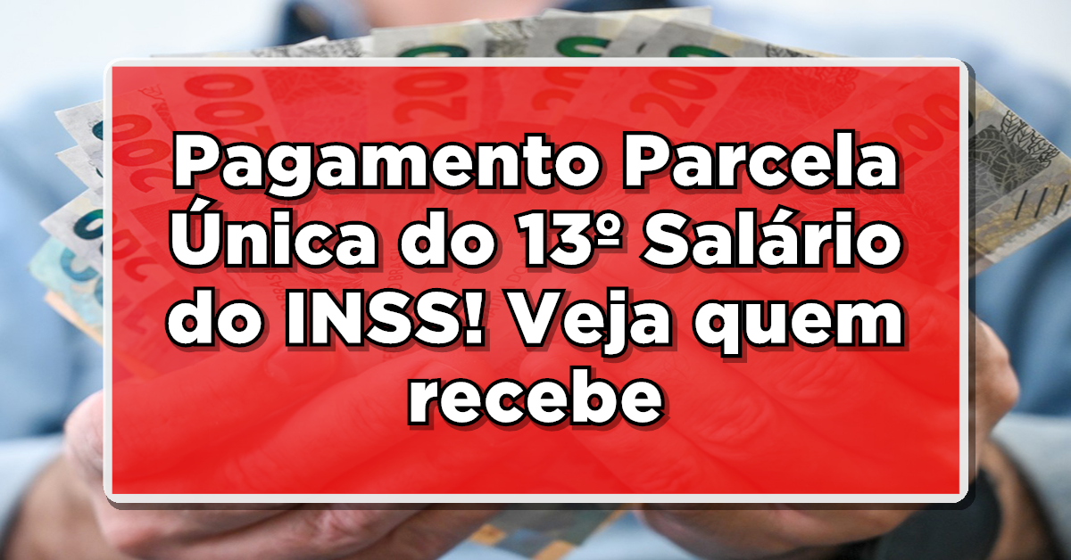 parcela única do 13º salário