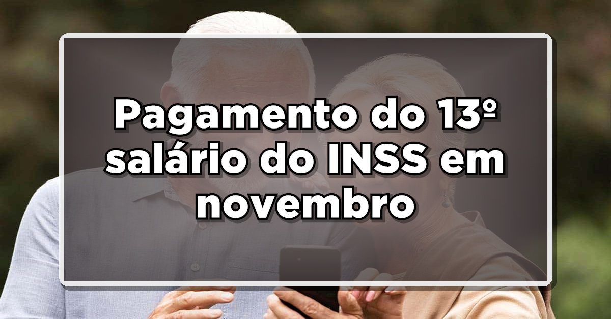 Datas conforme o calendário de pagamento do INSS que também beneficia o pagamento do 13º salário (Fonte: Edição / Notícia de Última Hora)