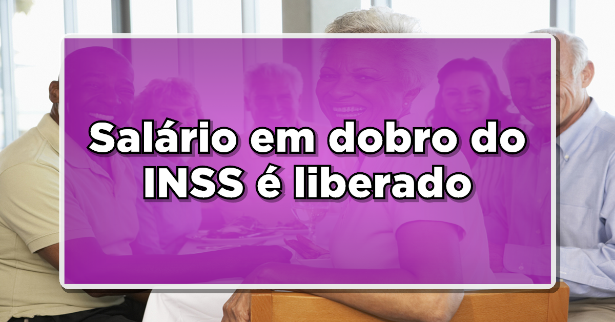 O salário em dobro do INSS destina-se aos servidores do Instituto (Fonte: Edição/ Notícia de Última Hora).