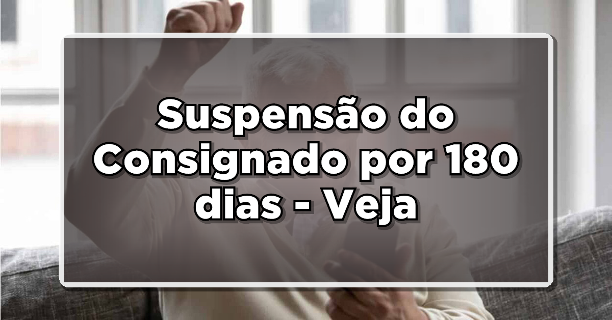 suspensão do consignado
