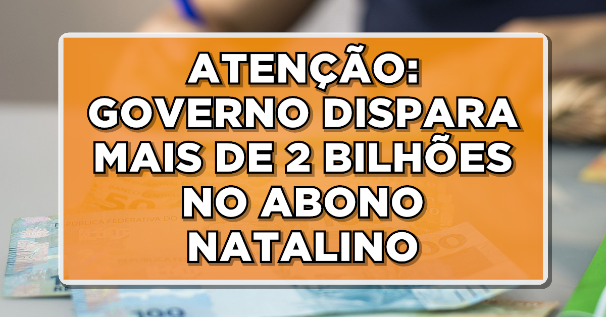 Abono natalino é liberado pelo governo