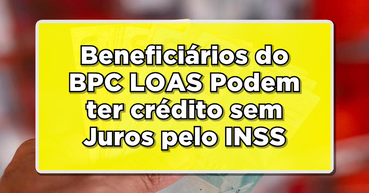 Excelente novidade para os beneficiários do BPC: o cartão consignado do INSS oferece uma oportunidade incrível de obtenção de uma quantia extra! Confira todos os detalhes.