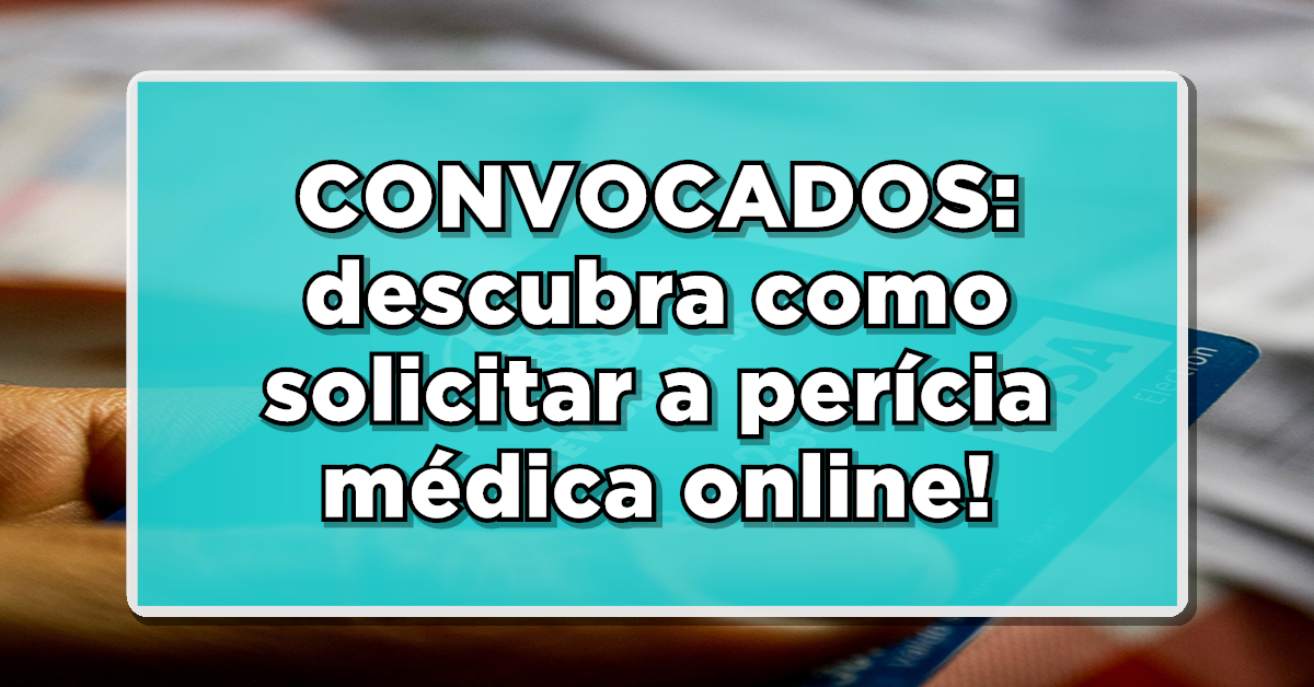 Beneficiário, veja como agendar perícia do INSS online.