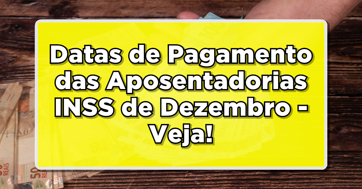 data de pagamento da aposentadoria inss