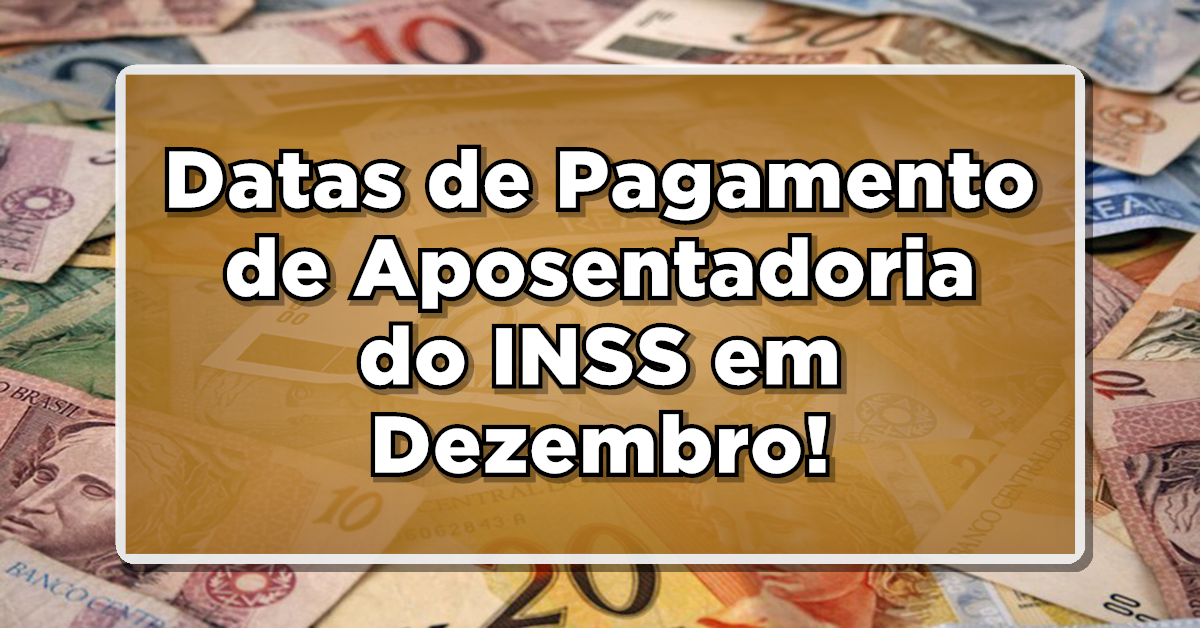 calendário de pagamentos inss dezembro