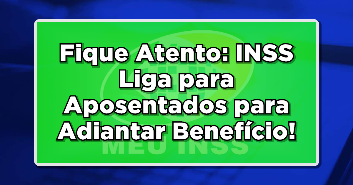 O INSS está ligando para aposentados a fim de que eles realizem a perícia médica (Fonte: Edição/ Notícia de Última Hora)