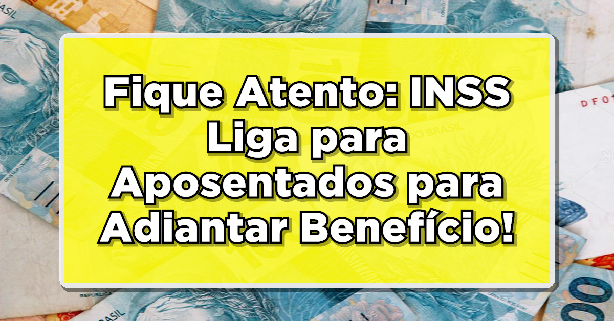 Aposentados estão sendo contatados pelo INSS para agendar a realização de perícia médica visando a concessão de auxílio-doença. Confira mais informações!