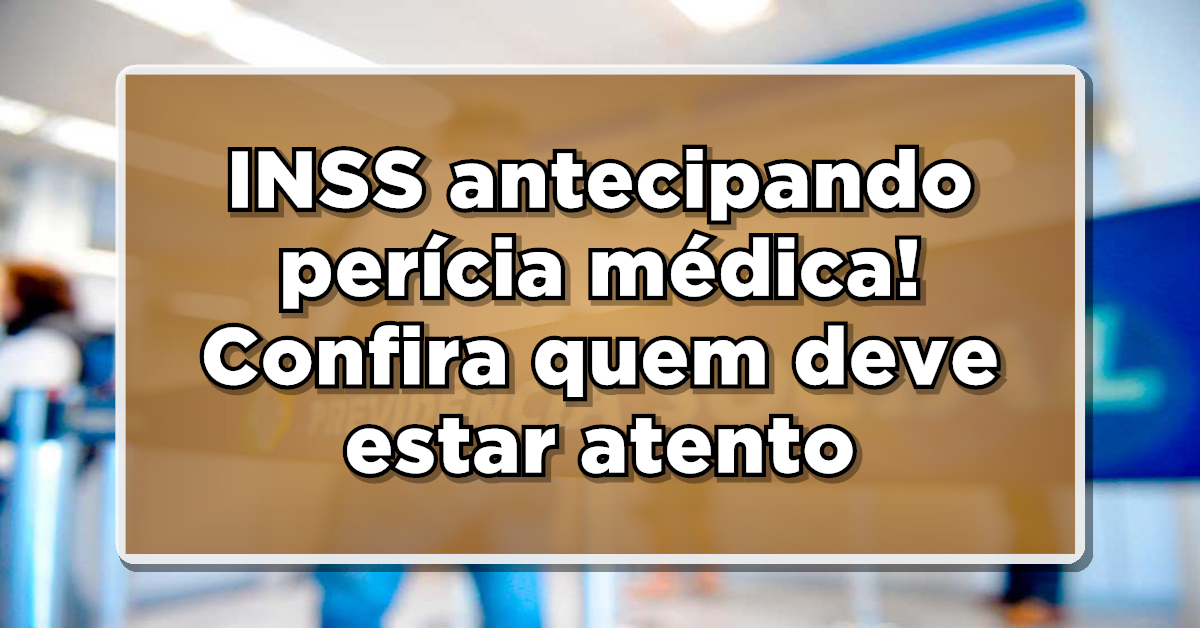 Finalmente INSS liga para antecipa perícia médica de beneficiários.