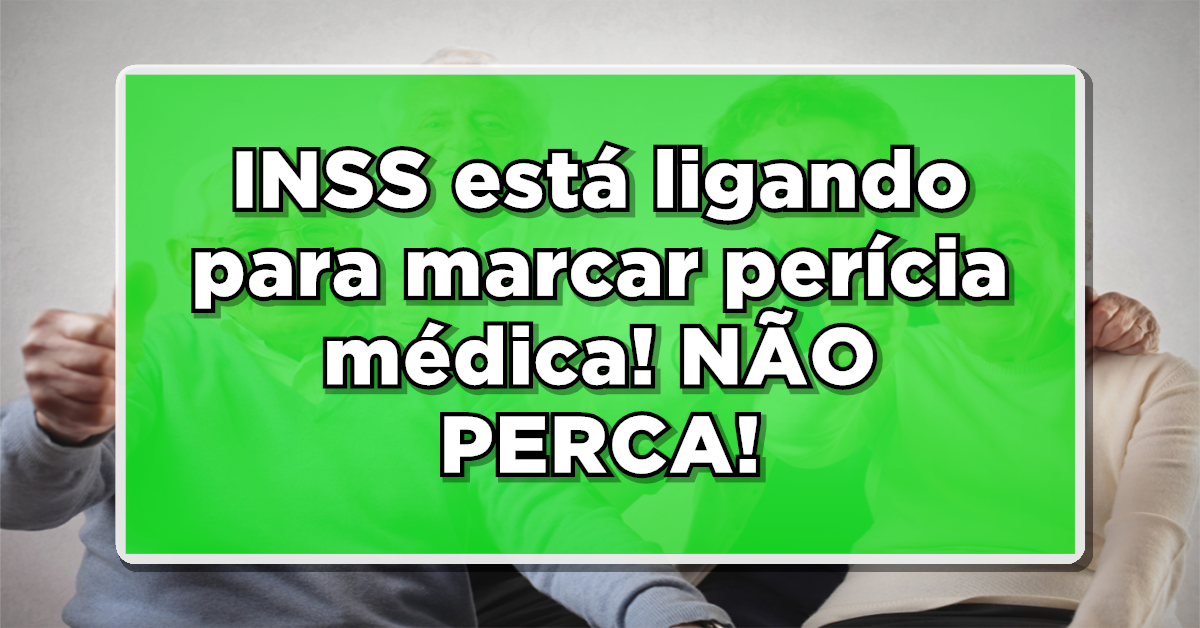 INSS liga para segurados para antecipar perícia médica!