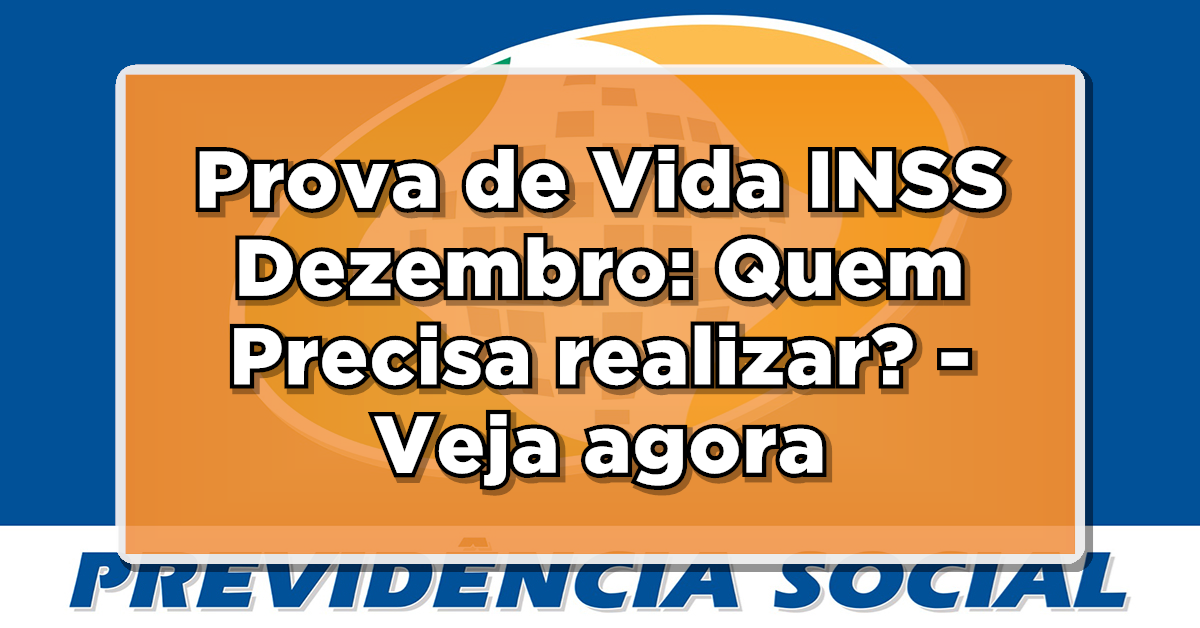 prova de vida inss de dezembro