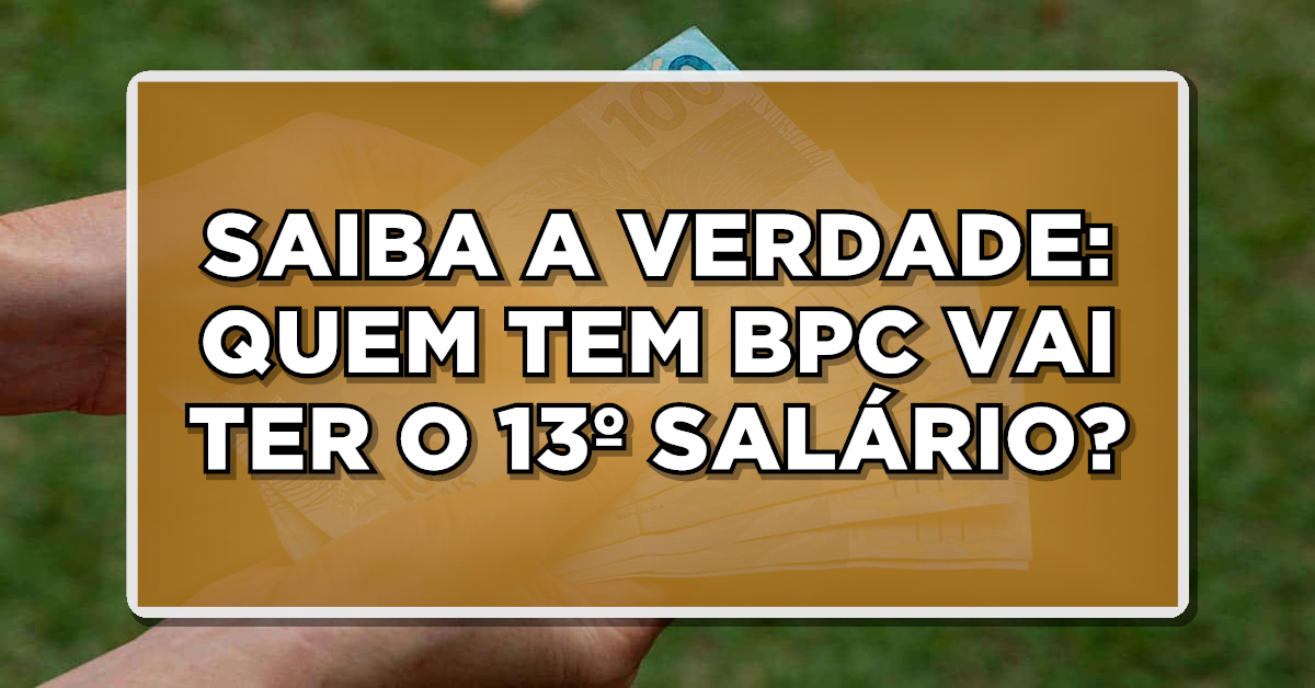 Abono extra para BPC com 13° salário