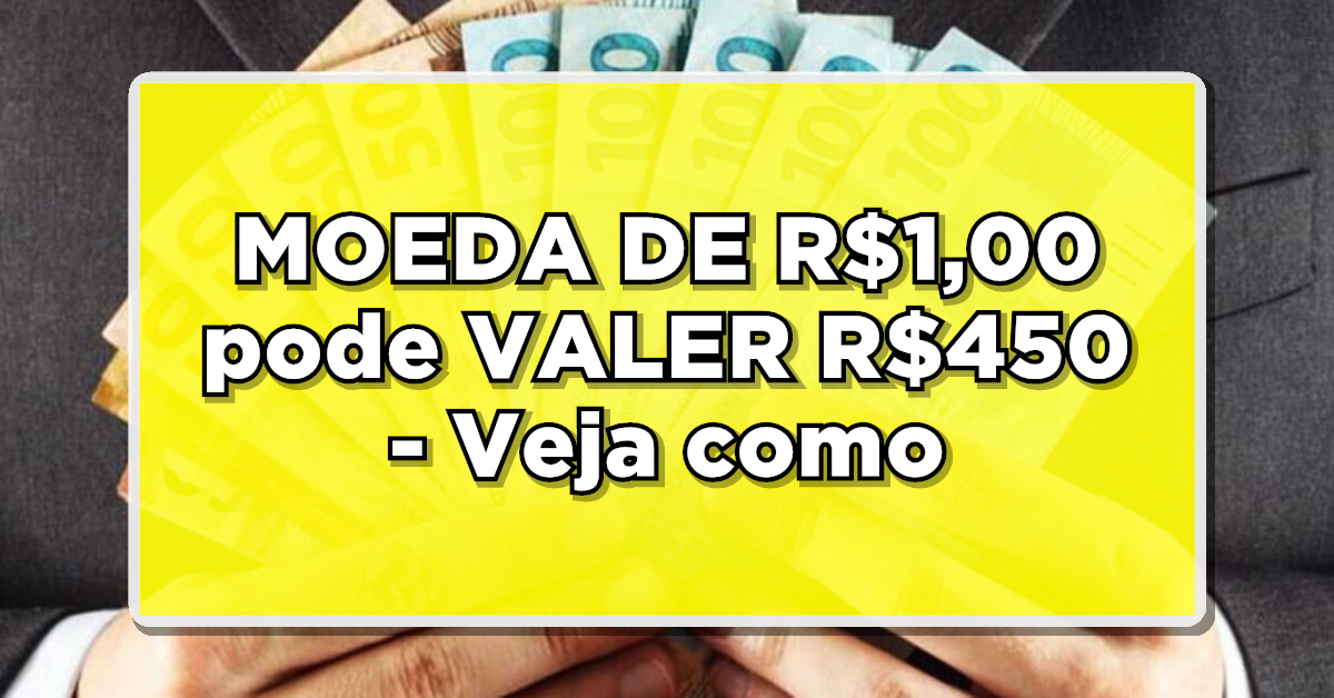 Descubra quanto vale uma moeda de 1 real no mercado.