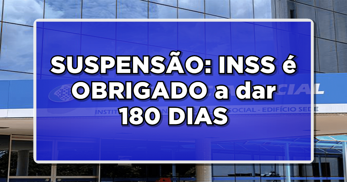 SAIU OFICIO: SUSPENSÃO dos CONSIGNADOS – INSS é OBRIGADO a dar 180 DIAS! Confira agora mesmo