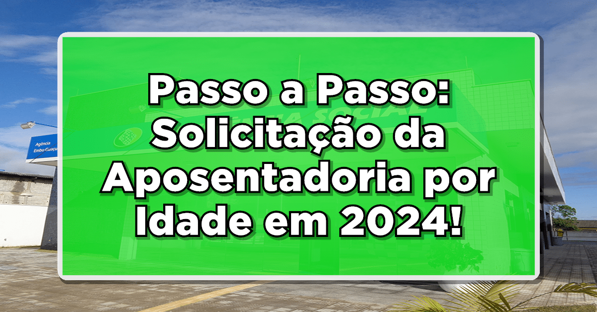 Passo a Passo: Solicitação da Aposentadoria por Idade em 2024 com as Regras Atualizada