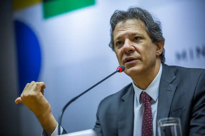 Ministro da Fazenda Fernando Haddad. 