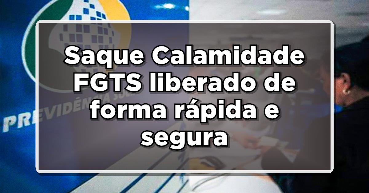 Saque calamidade fgts