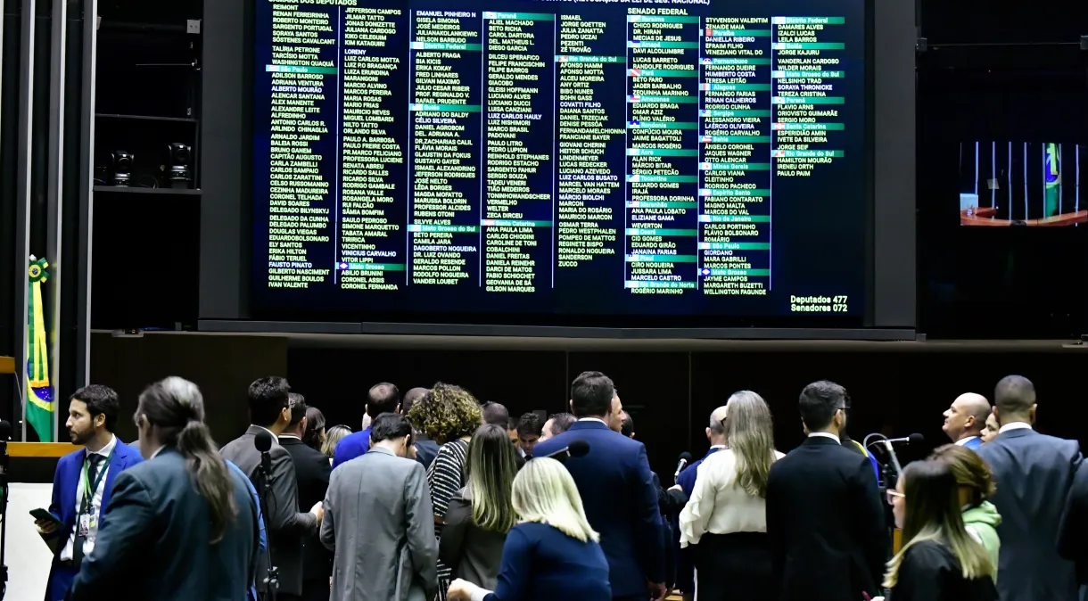 Congresso em votação. (Fonte: Reprodução Google)