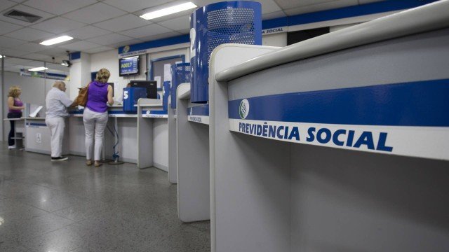 faixada da previdência social inss